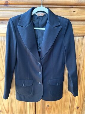 Vintage Koret‎ of California Classic Women's Black Blazer Jacket